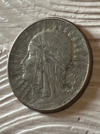 Moneta Argento 5 Zlotych 1934 Polonia