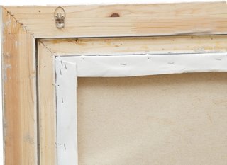 Dipinto a mano olio su tela con cornice in legno f