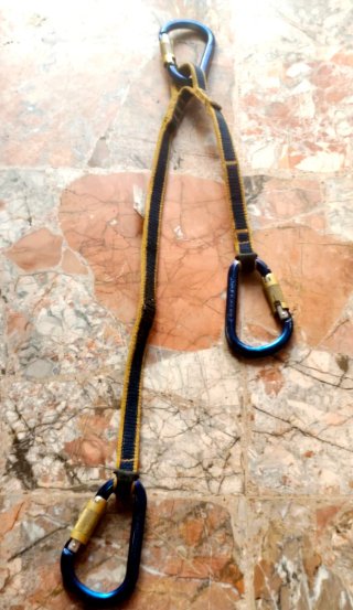 Longe Doppia Regolabile Petzl Dual Connect Adjust