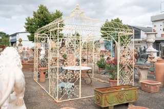 Gazebo in ferro L400XPR400XH365 CM · Tende
