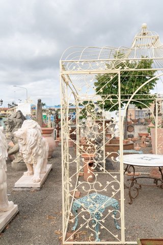 Gazebo in ferro L400XPR400XH365 CM · Tende