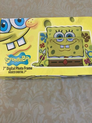 Marco de fotos digital. Bob esponja