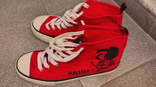Zapatillas Altas Tipo Converse Mafalda talla 38