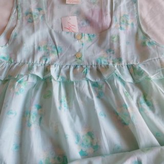 Camisón flores verano nuevo algodón