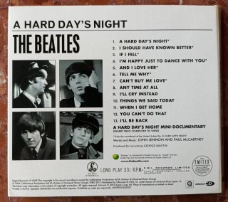THE BEATLES - A Hard day's Night. Cd