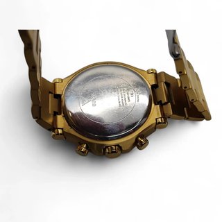RELOJ GUESS GW0539G2  DORADO ESFERA NEGRA