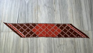 Pañuelo twilly Missoni vintage marron y naranja