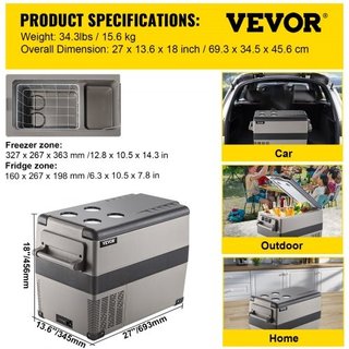 Congelatore portatile per auto 45L Mini congelator
