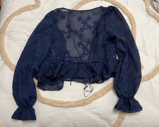 Blusa azul Talla S