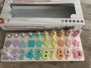 Juguete matemático de madera Montessori – 76 pieza