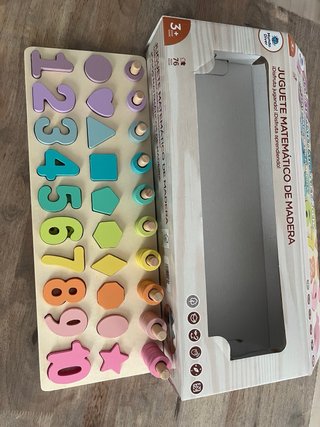 Juguete matemático de madera Montessori – 76 pieza