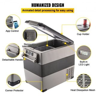 Frigo portatile 55L per auto 220 V Mini frigo elet