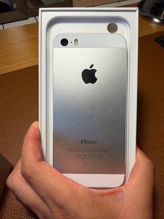 ¡Phone 5s plateado