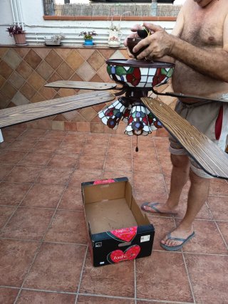 Lampara ventilador.