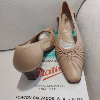 Zapatos vestir Platino