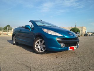 Peugeot 207 cc cabrio pegatina C ITV pasada