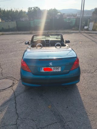 Peugeot 207 cc cabrio pegatina C ITV pasada