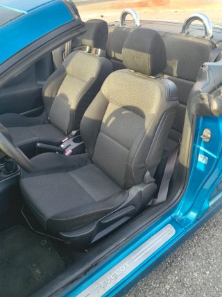 Peugeot 207 cc cabrio pegatina C ITV pasada