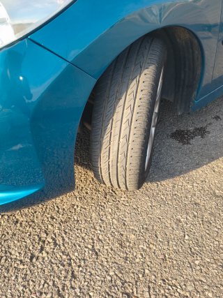 Peugeot 207 cc cabrio pegatina C ITV pasada