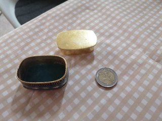 Cajita pastillero esmalte cloisonne