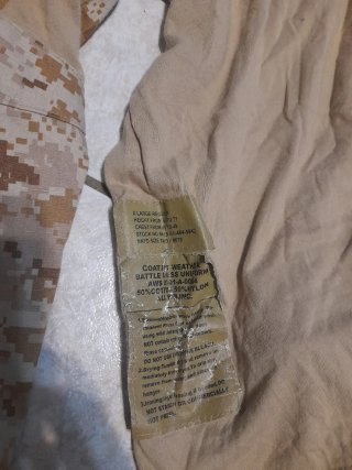 Combat suit uniform Aor 2 completa
