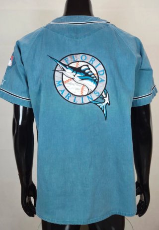 Camisa beisbolera vintage Starter Florida Marlins