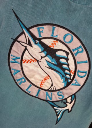 Camisa beisbolera vintage Starter Florida Marlins