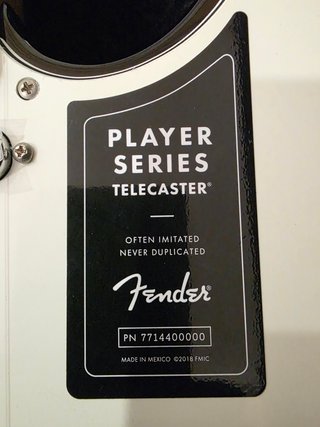 GUITARRA ELÉCTRICA FENDER PLAYER TELECASTER 2018