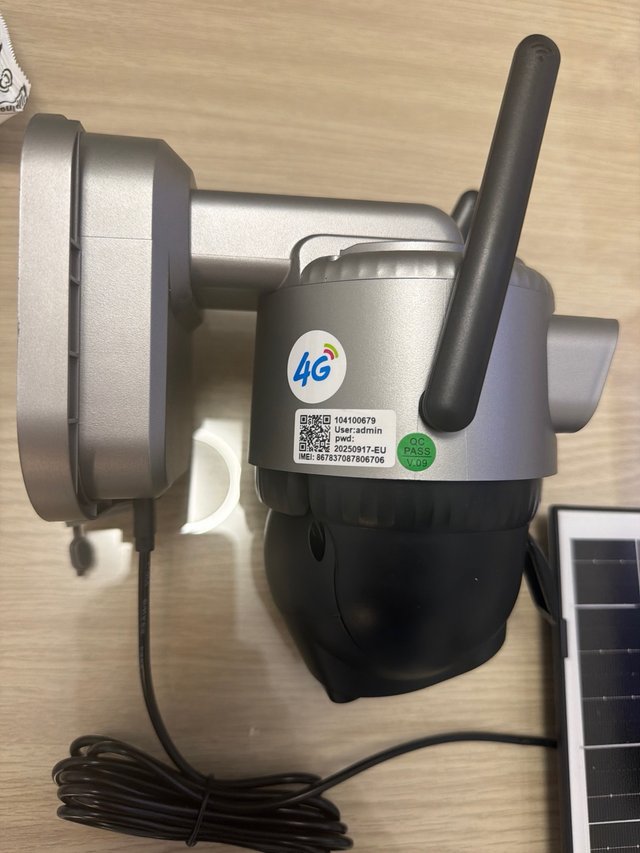 Camara de vigilancia solar 4g
