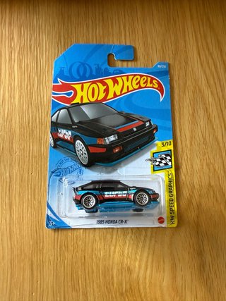 Hot wheels 1985 Honda CR-X Turbo