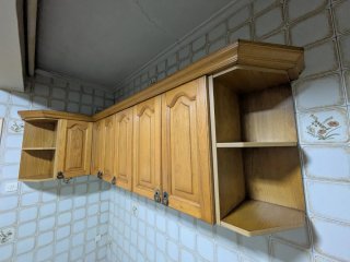 Pack muebles cocina madera color marron