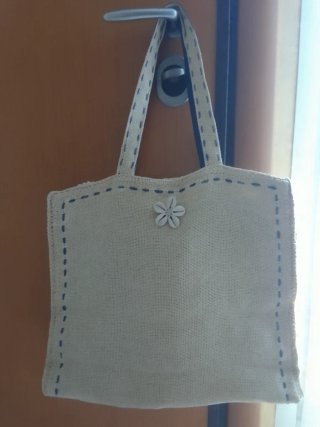 Borsa in fibra naturale,anche da spiaggia