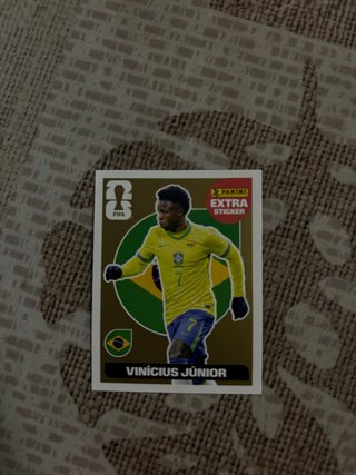 Extra Sticker gold Vinicius jr World cup 2026