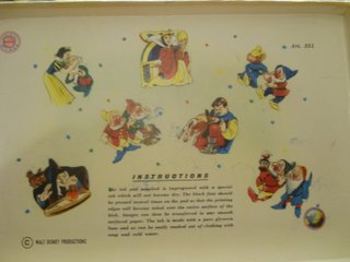 Timbri di Biancaneve e i Sette Nani Walt Disney.