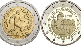Moneda 2 eslovaquia 2026 sin circular sc