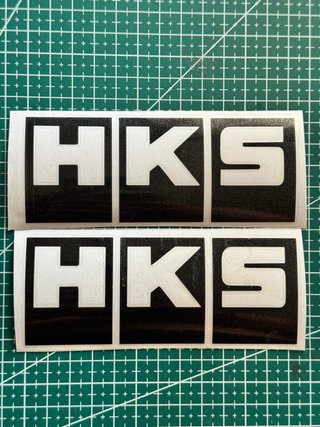 Pegatina HKS Vinilo Negro