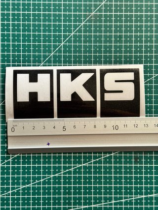 Pegatina HKS Vinilo Negro