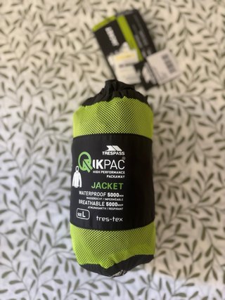 Chubasquero Trespass Qikpac Jacket L