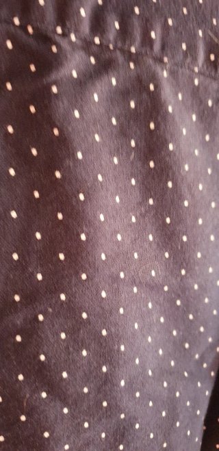 ZARA CAMISA AZUL TOPOS BLAMCOS