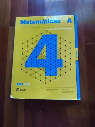 Matemáticas A, 4 ESO, Código abierto, Aprendiza...