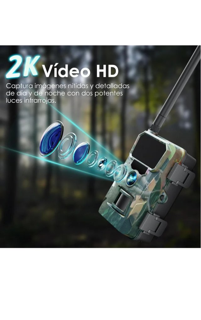 WOLFANG Cámara de Caza 4G, Cámara Fototrampeo
