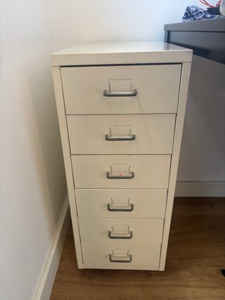 Cajonera de metal con ruedas IKEA HELMER
