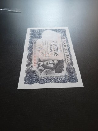 BILLETE DE 500 PESETAS DE 1971
