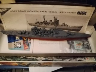 Maquetas crucero japones a escala 1/500