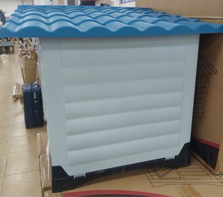 Casa para perro exterior.