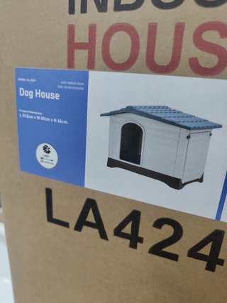 Casa para perro exterior.