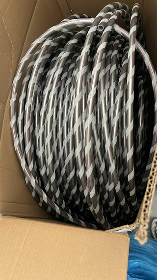 Tubo suelo radiante 325m  y cinta perimetral 25m