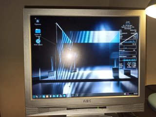 Ordenador viejo de sobremesa PC +Monitor + Teclado