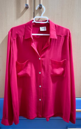 Blusa roja, Blanco Roto, talla S