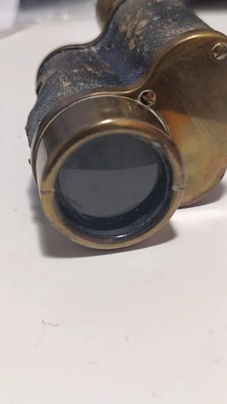 Prismático de latón, restaurar principio siglo xx